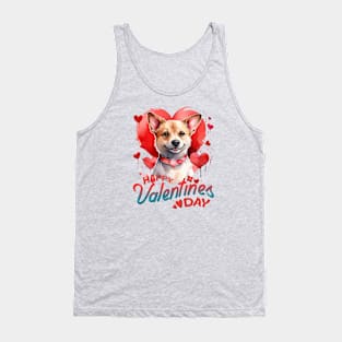 cute dog sayings for valentine's day Tank Top